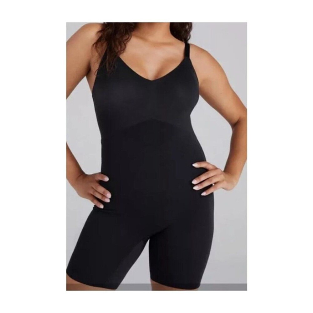 Honey Love BodySuit Mid Thigh Black XL NWOT